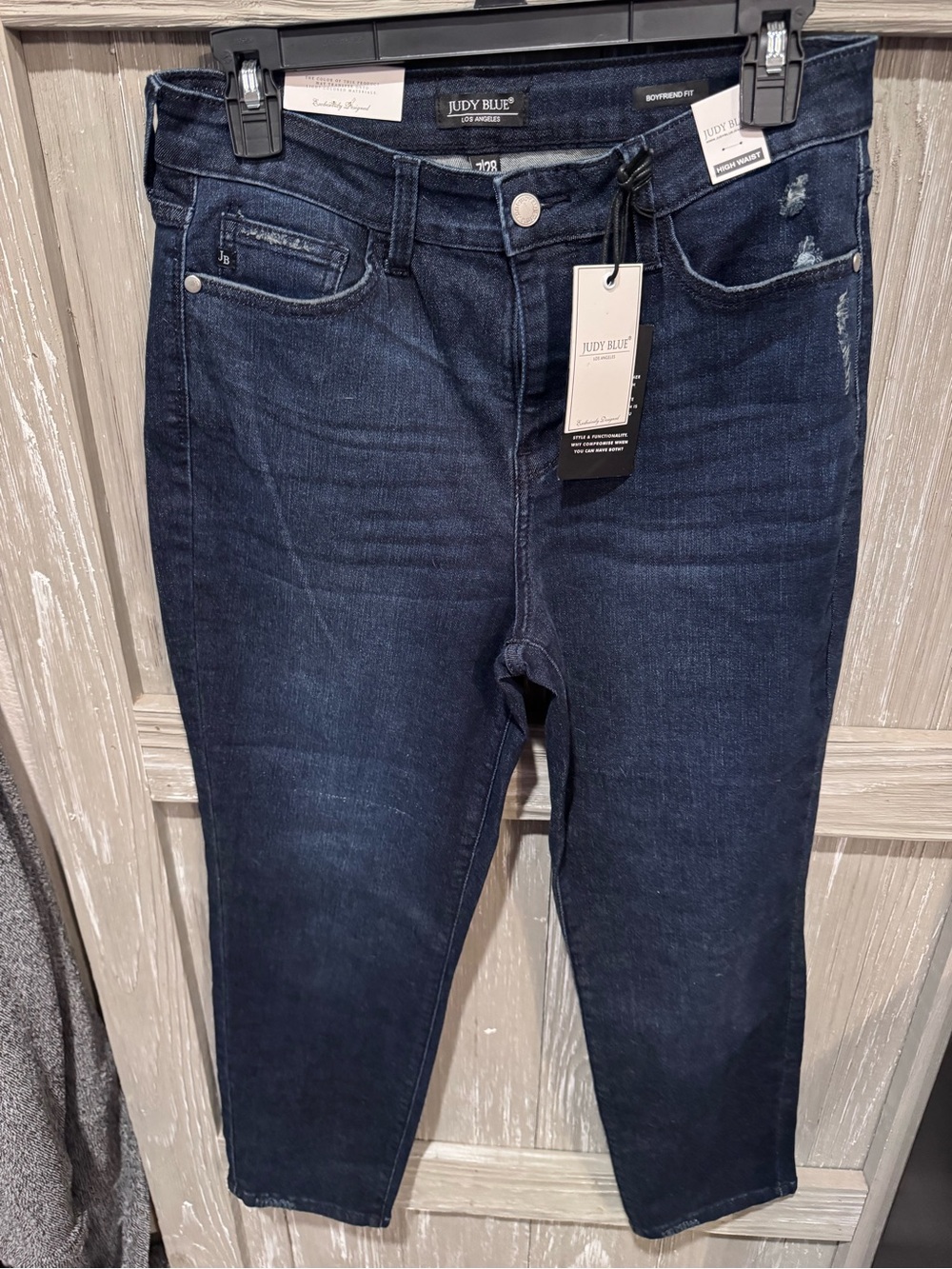 Judy Blue Dark Indigo Boyfriend Jeans